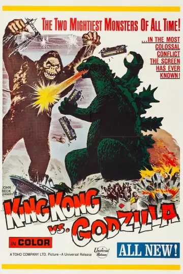 Plakat do filmu "King Kong kontra Godzilla" #342933