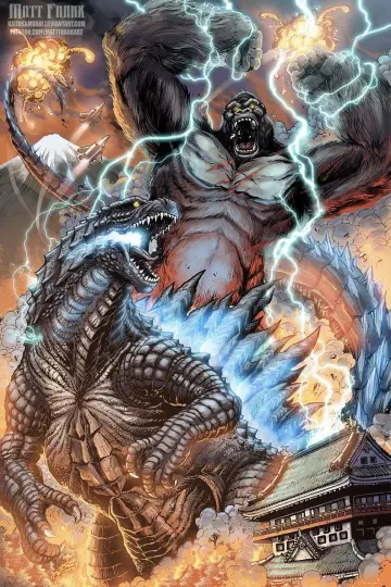 Plakat do filmu "King Kong kontra Godzilla" #935490