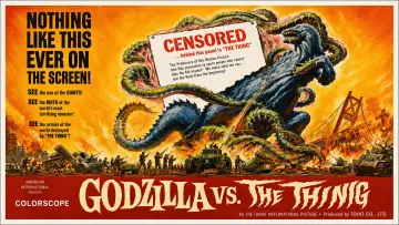 Zasłona do filmu "Mothra kontra Godzilla" #1209983