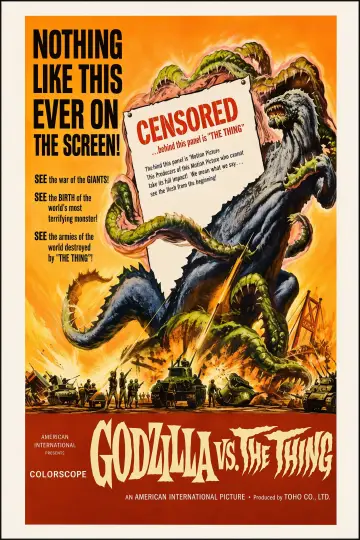 Plakat do filmu "Mothra kontra Godzilla" #1209984