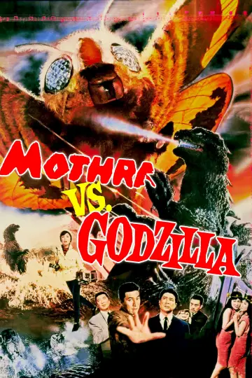 Plakat do filmu "Mothra kontra Godzilla" #811389