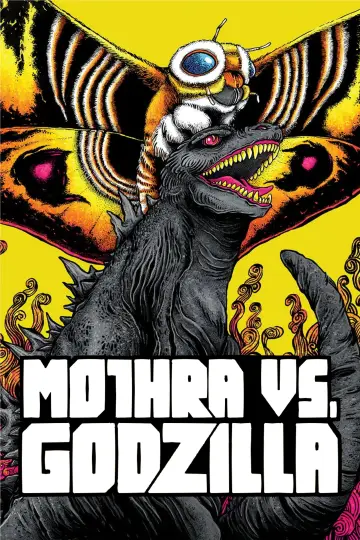 Plakat do filmu "Mothra kontra Godzilla" #811391