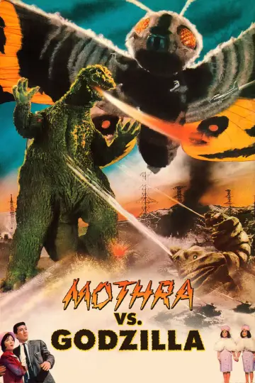 Plakat do filmu "Mothra kontra Godzilla" #811394