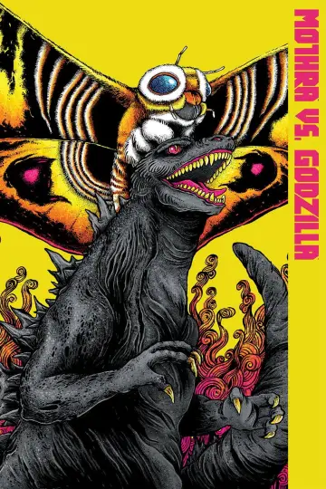 Plakat do filmu "Mothra kontra Godzilla" #811397