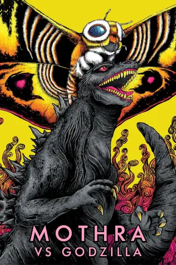 Plakat do filmu "Mothra kontra Godzilla" #811398