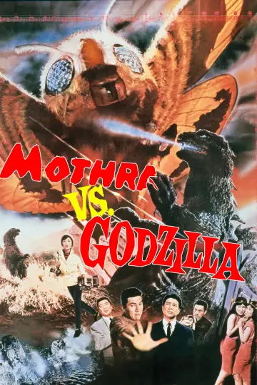 Plakat do filmu "Mothra kontra Godzilla" #811399