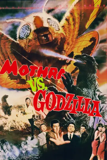 Plakat do filmu "Mothra kontra Godzilla" #811401
