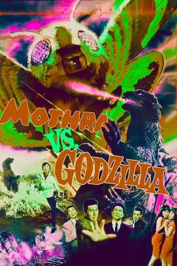 Plakat do filmu "Mothra kontra Godzilla" #811402