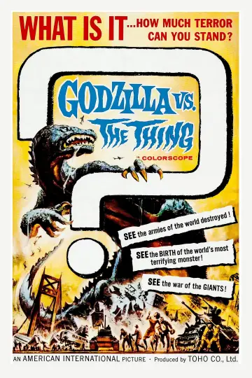 Plakat do filmu "Mothra kontra Godzilla" #811404