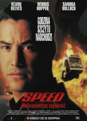 Plakat do filmu "Speed: Niebezpieczna prędkość" #640455