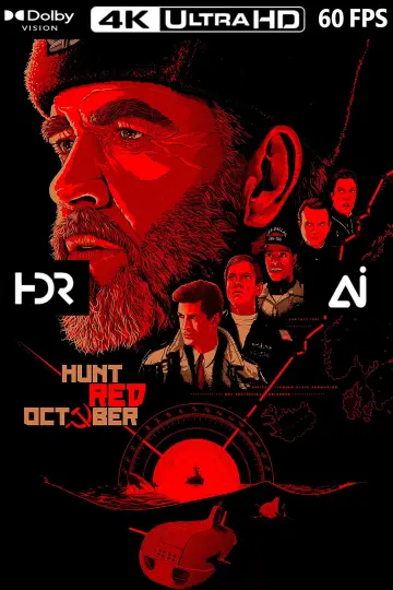 Plakat do filmu "Polowanie na Czerwony Październik" #673172