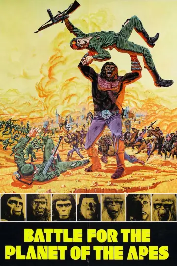 Plakat do filmu "Bitwa o Planetę Małp" #873731