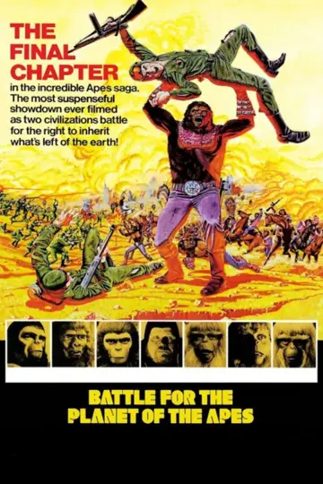 Plakat do filmu "Bitwa o Planetę Małp" #873743