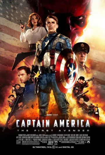 Plakat do filmu "Kapitan Ameryka: Pierwsze starcie" #37648