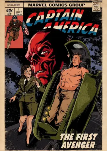 Plakat do filmu "Kapitan Ameryka: Pierwsze starcie" #37653