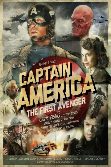 Plakat do filmu "Kapitan Ameryka: Pierwsze starcie" #37656