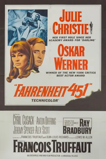 Plakat do filmu "451 stopni Fahrenheita" #239429