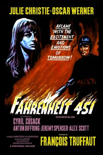 Plakat do filmu "451 stopni Fahrenheita" #239434