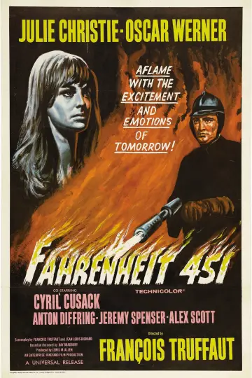 Plakat do filmu "451 stopni Fahrenheita" #239437