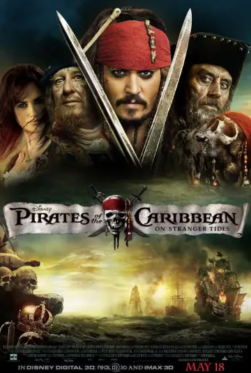 Plakat do filmu "Piraci z Karaibów. Na nieznanych wodach" #14548