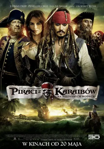 Plakat do filmu "Piraci z Karaibów. Na nieznanych wodach" #558428