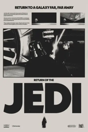 Plakat do filmu "Gwiezdne wojny: Część VI - Powrót Jedi" #1215582