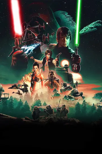 Plakat do filmu "Gwiezdne wojny: Część VI - Powrót Jedi" #1215583
