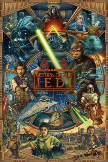 Plakat do filmu "Gwiezdne wojny: Część VI - Powrót Jedi" #1529484