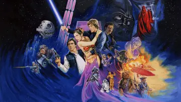 Zasłona do filmu "Gwiezdne wojny: Część VI - Powrót Jedi" #183594