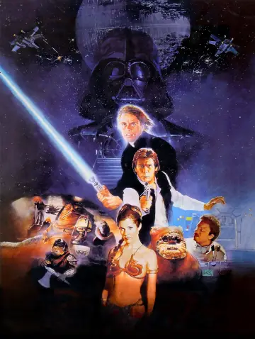 Plakat do filmu "Gwiezdne wojny: Część VI - Powrót Jedi" #183623