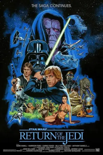 Plakat do filmu "Gwiezdne wojny: Część VI - Powrót Jedi" #183647