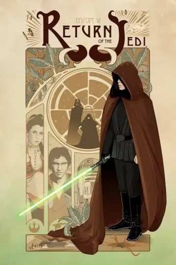 Plakat do filmu "Gwiezdne wojny: Część VI - Powrót Jedi" #1856494