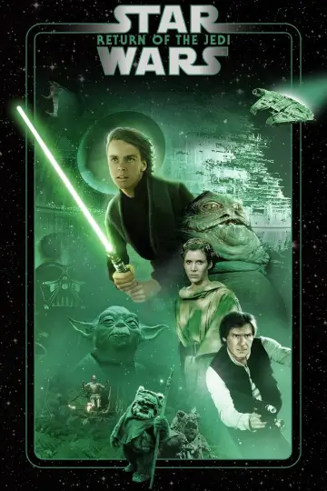 Plakat do filmu "Gwiezdne wojny: Część VI - Powrót Jedi" #413325