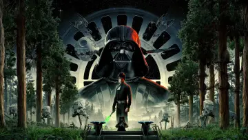 Zasłona do filmu "Gwiezdne wojny: Część VI - Powrót Jedi" #604794
