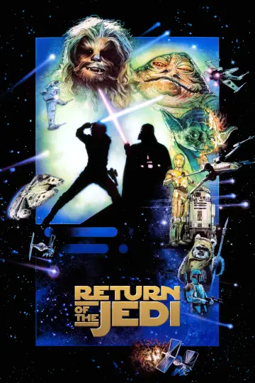 Plakat do filmu "Gwiezdne wojny: Część VI - Powrót Jedi" #604870