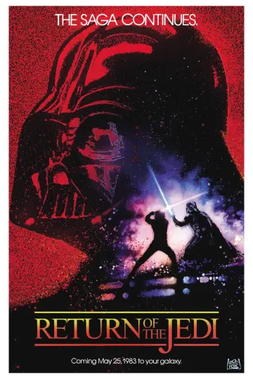 Plakat do filmu "Gwiezdne wojny: Część VI - Powrót Jedi" #604877