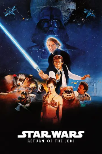 Plakat do filmu "Gwiezdne wojny: Część VI - Powrót Jedi" #604889