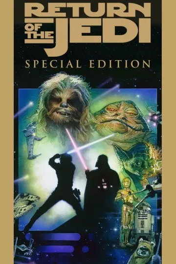 Plakat do filmu "Gwiezdne wojny: Część VI - Powrót Jedi" #604898