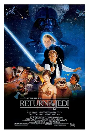 Plakat do filmu "Gwiezdne wojny: Część VI - Powrót Jedi" #604937