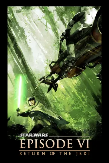 Plakat do filmu "Gwiezdne wojny: Część VI - Powrót Jedi" #604947