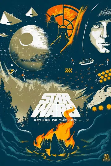 Plakat do filmu "Gwiezdne wojny: Część VI - Powrót Jedi" #604991