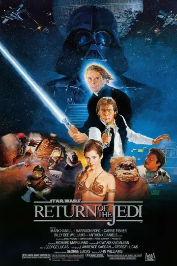 Plakat do filmu "Gwiezdne wojny: Część VI - Powrót Jedi" #604995