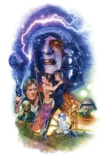Plakat do filmu "Gwiezdne wojny: Część VI - Powrót Jedi" #605016