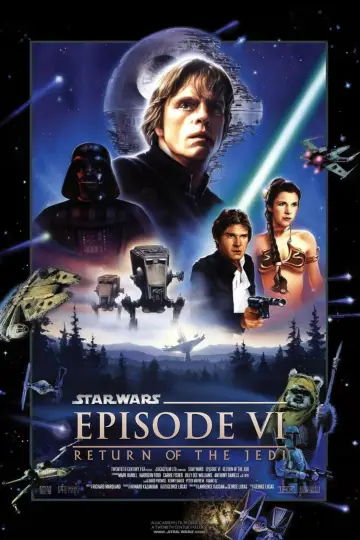 Plakat do filmu "Gwiezdne wojny: Część VI - Powrót Jedi" #605018
