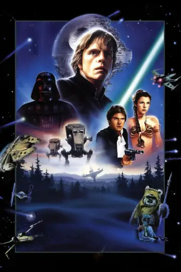 Plakat do filmu "Gwiezdne wojny: Część VI - Powrót Jedi" #605019