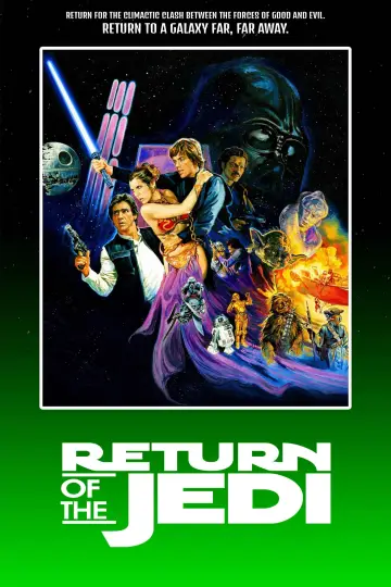 Plakat do filmu "Gwiezdne wojny: Część VI - Powrót Jedi" #605023