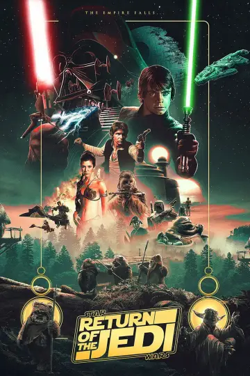 Plakat do filmu "Gwiezdne wojny: Część VI - Powrót Jedi" #605025