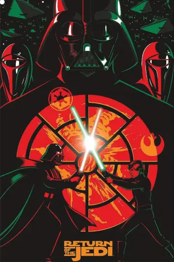 Plakat do filmu "Gwiezdne wojny: Część VI - Powrót Jedi" #67778