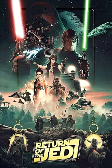 Plakat do filmu "Gwiezdne wojny: Część VI - Powrót Jedi" #67788