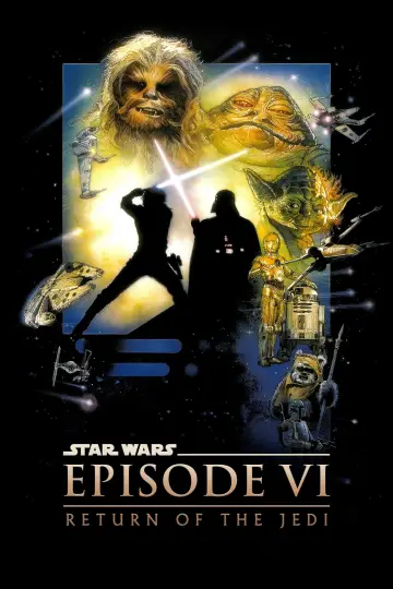 Plakat do filmu "Gwiezdne wojny: Część VI - Powrót Jedi" #67806